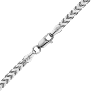 Flatiron Franco Necklace in 14K White Gold
