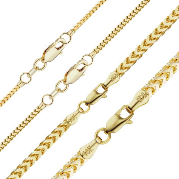 Flatiron Franco Bracelet in 14K Yellow Gold