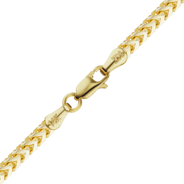 Flatiron Franco Necklace in 14K Yellow Gold