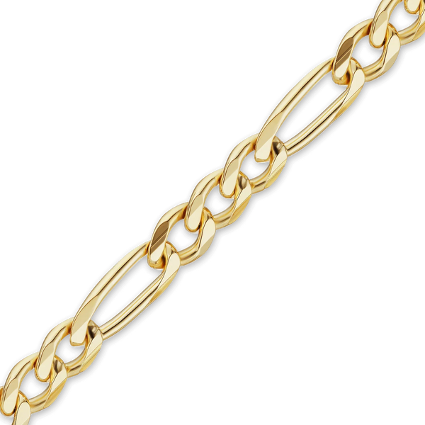 Bulk / Spooled Classic Figaro Chain in 14K Yellow Gold (1.50 mm - 11.50 mm)