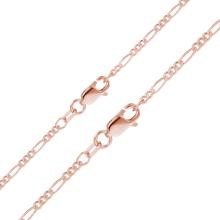 Load image into Gallery viewer, Fulton St. Figaro Bracelet in 14K Rose Gold
