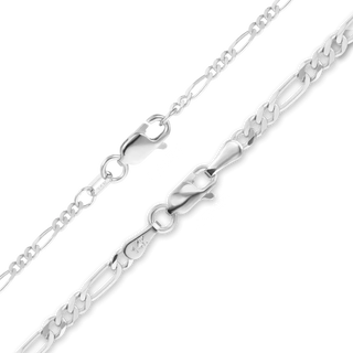 Fulton St. Figaro Anklet in 14K White Gold