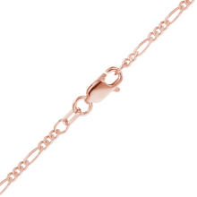 Load image into Gallery viewer, Fulton St. Figaro Anklet in 14K Rose Gold
