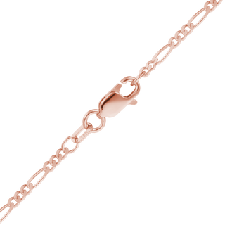 Fulton St. Figaro Necklace in 14K Rose Gold
