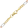 Fulton St. Figaro Anklet in 14K Tri-Color Gold