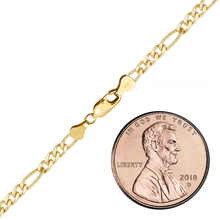 Load image into Gallery viewer, Finished Classic Figaro Anklet in 14K Gold-Filled
