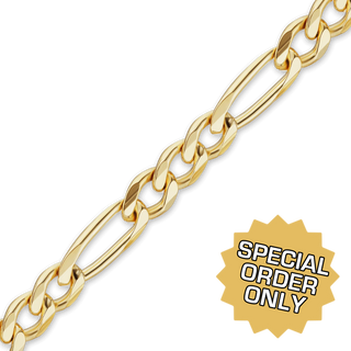 Special Order Only: Bulk / Spooled Classic Figaro Chain in Gold