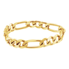 Fulton St. Figaro Chain Ring in 14K Yellow Gold