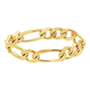Fulton St. Figaro Chain Ring in 14K Yellow Gold
