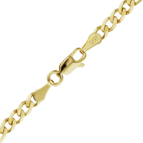 Fulton St. Figaro Necklace in 14K Yellow Gold