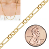 Special Order Only: Bulk / Spooled Classic Figaro Chain in Gold