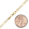 Fulton St. Figaro Necklace in 14K Two Tone Gold