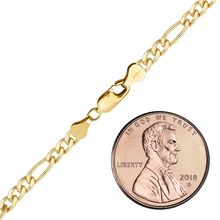 Load image into Gallery viewer, Finished Classic Figaro Anklet in 14K Gold-Filled
