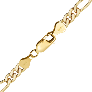 Finished Classic Figaro Anklet in 14K Gold-Filled
