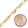 Finished Classic Figaro Necklace in 14K Gold-Filled