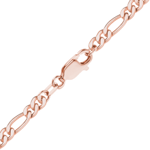 Load image into Gallery viewer, Finished Classic Figaro Necklace in 14K Rose Gold-Filled
