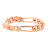 Fulton St. Figaro Chain Ring in Rose Gold Filled