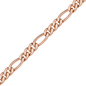 Bulk / Spooled Classic Figaro Chain in 14K Rose Gold-Filled (4.00 mm)