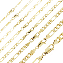 Load image into Gallery viewer, Fulton St. Figaro Anklet in 14K Yellow Gold
