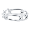 Fulton St. Figaro Chain Ring in Sterling Silver
