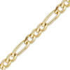 Bulk / Spooled Classic Figaro Semi-Solid Chain in 14K Yellow Gold (1.80 mm - 6.60 mm)