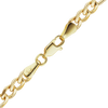 Fulton St. Figaro Semi-Solid Anklet in 14K Yellow Gold