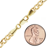 Fulton St. Figaro Semi-Solid Bracelet in 14K Yellow Gold