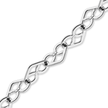 Load image into Gallery viewer, Bulk / Spooled Twisted Heart Chain in Sterling Silver (2.10 mm - 2.90 mm)
