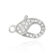 Load image into Gallery viewer, ITI NYC Lobster Locks With Diamonds (11.6 x 21.3 mm)
