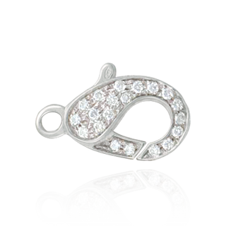 ITI NYC Lobster Locks With Diamonds (11.6 x 21.3 mm)