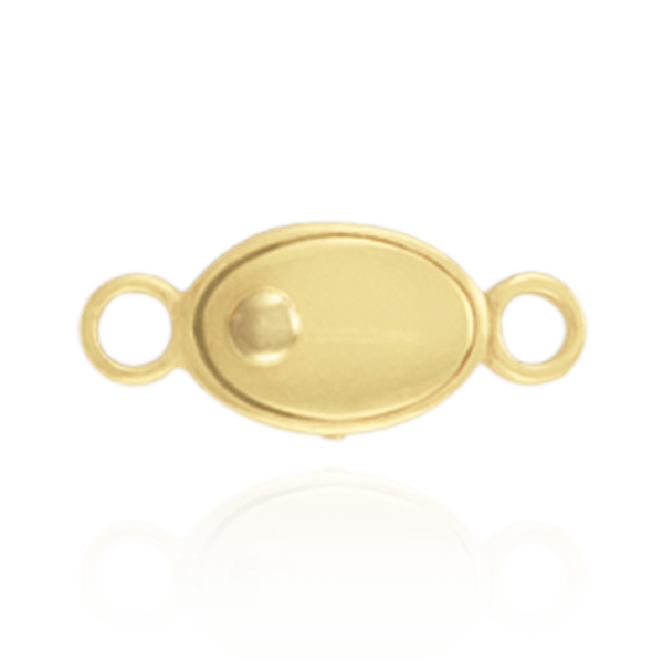 ITI NYC Oval Single Strand Pearl Clasps (13.5 mm)