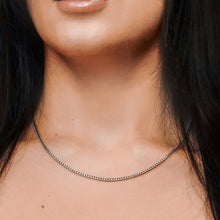 Load image into Gallery viewer, Flatiron Franco Chain Necklace in Sterling Silver
