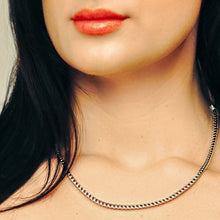 Load image into Gallery viewer, Flatiron Franco Chain Necklace in Sterling Silver
