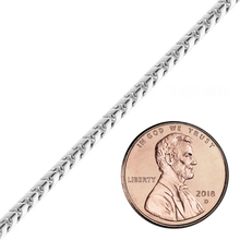 Load image into Gallery viewer, Bulk / Spooled Franco Chain in Sterling Silver (1.30 mm - 4.50 mm)
