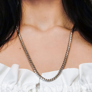 Flatiron Franco Chain Necklace in Sterling Silver