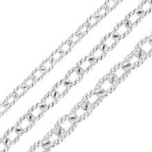 Load image into Gallery viewer, Bulk / Spooled Fancy Round Cable Chain in Sterling Silver (2.40 mm - 3.80 mm)
