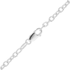 Foley Square Round Textured Cable Chain Necklace in Sterling Silver