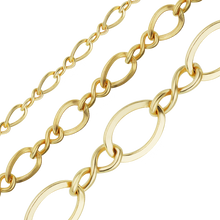 Load image into Gallery viewer, Bulk / Spooled Figure Eight Chain in 14K Gold-Filled (2.30 mm - 5.50 mm)
