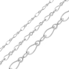 Bulk / Spooled Figure Eight Chain in Sterling Silver (2.30 mm - 5.60 mm)