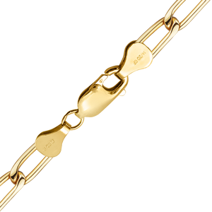 Finished Elongated Curb Bracelet in 14K Gold-Filled
