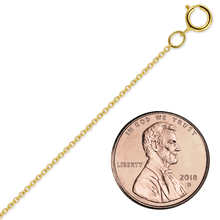 Load image into Gallery viewer, Finished Heavy Round Cable Necklace in 14K Gold-Filled
