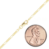 Fulton St. Figaro Necklace in 14K Yellow Gold