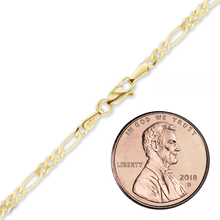 Load image into Gallery viewer, Fulton St. Figaro Anklet in 14K Yellow Gold
