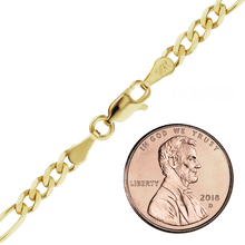 Load image into Gallery viewer, Fulton St. Figaro Anklet in 18K Yellow Gold
