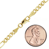 Fulton St. Figaro Necklace in 14K Yellow Gold