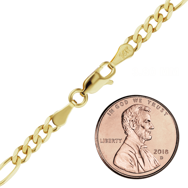 Fulton St. Figaro Necklace in 14K Yellow Gold