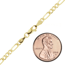 Load image into Gallery viewer, Fulton St. Figaro Anklet in 14K Yellow Gold
