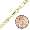 Fulton St. Figaro Necklace in 14K Yellow Gold