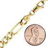 Fulton St. Figaro Necklace in 14K Yellow Gold