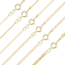 Load image into Gallery viewer, Manhattan Rope Anklet in 14K Yellow Gold
